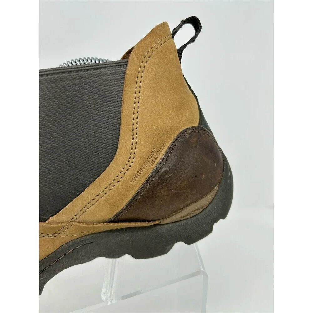 Teva Men's Chelsea Pull-On Boots Brown Waterproof Rugged Sole Outdoor Size 10.5